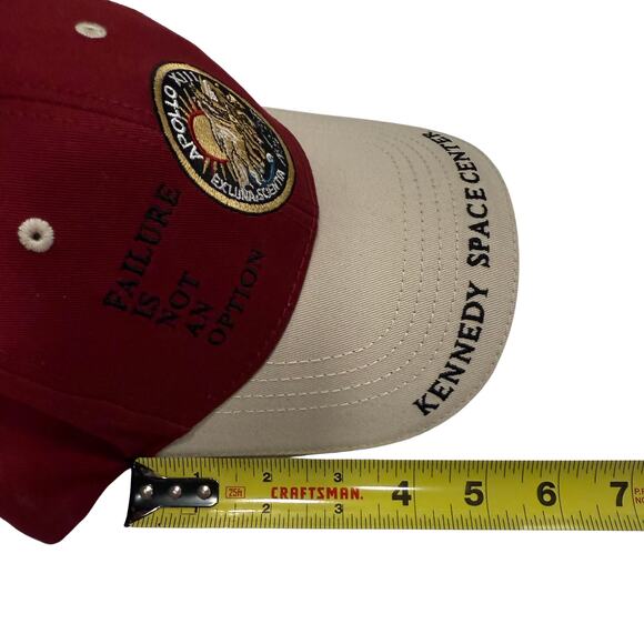 Vintage Kennedy Space Center Apollo XIII "Failure is not an option" Baseball Cap - Picture 7 of 8